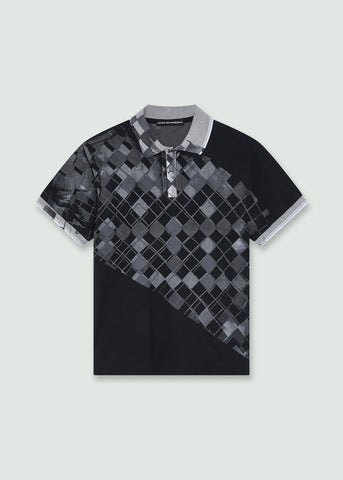 Grid Polo Shirt