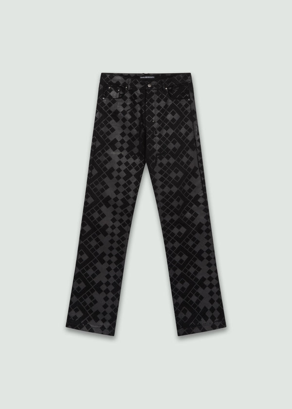 Grid Trousers - Black