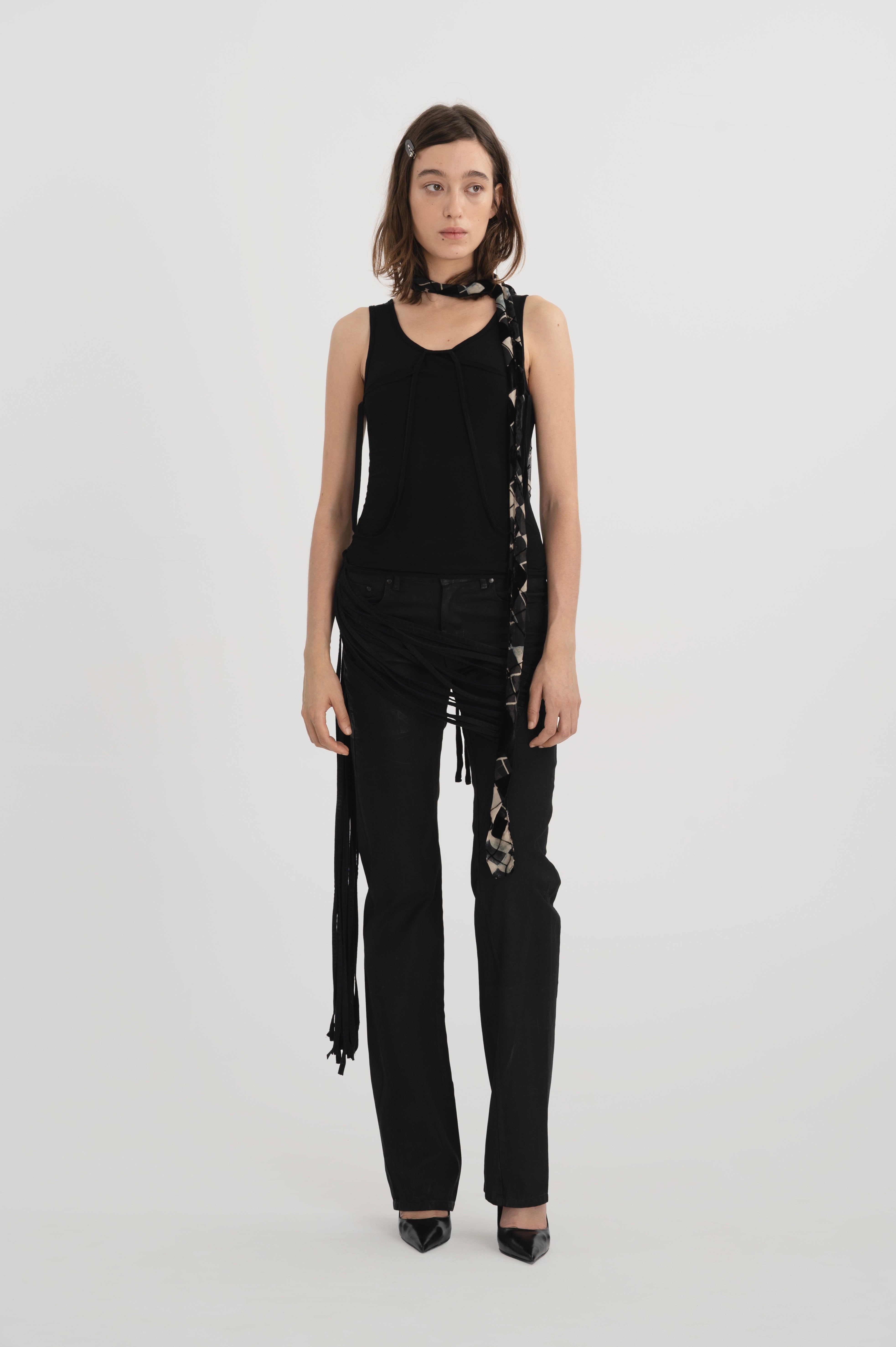150 Jeans - Black Waxed
