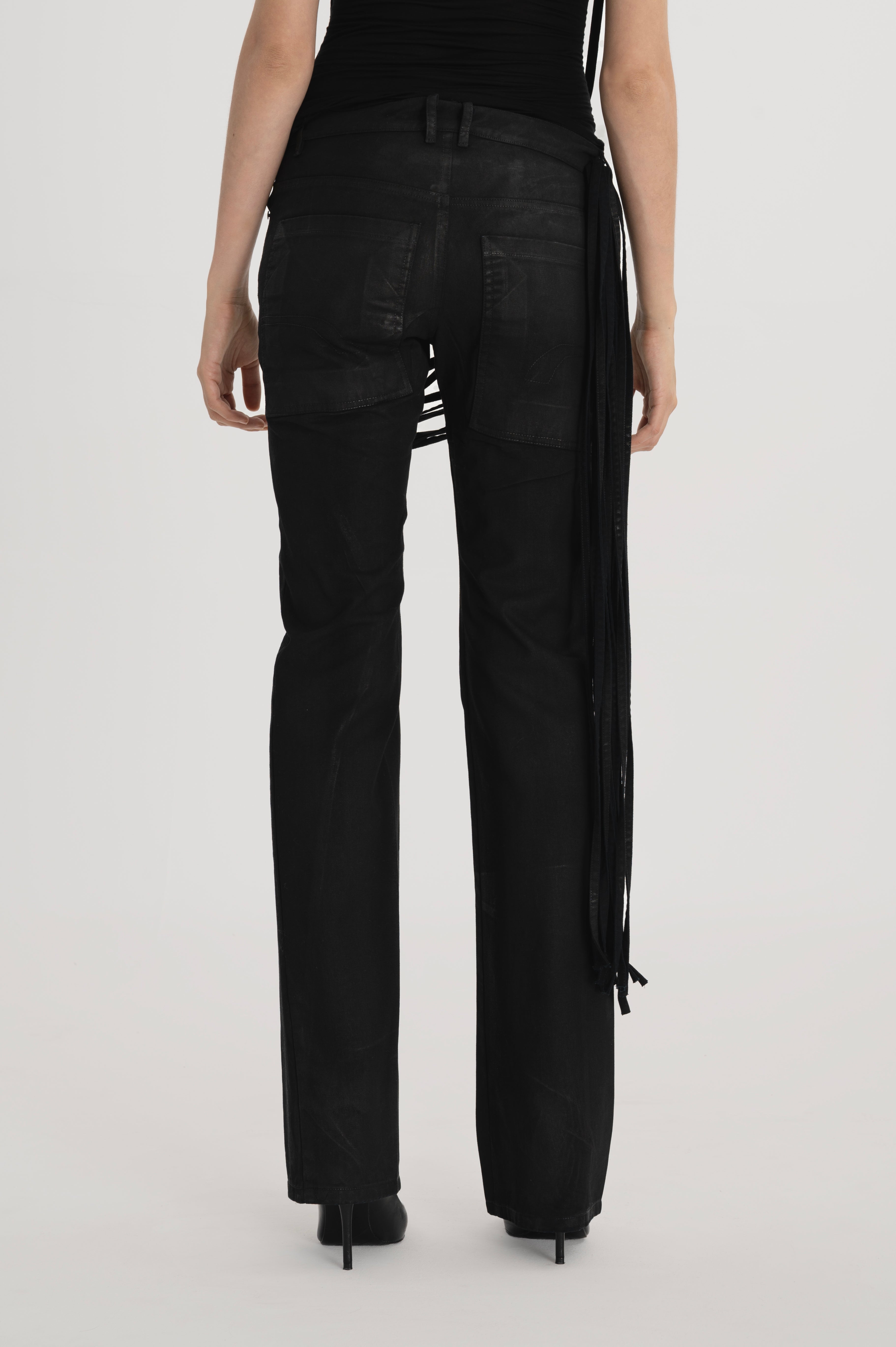 150 Jeans - Black Waxed