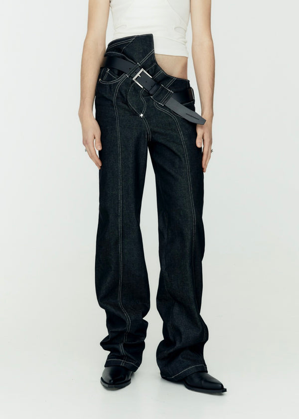 Twirl Jeans Black