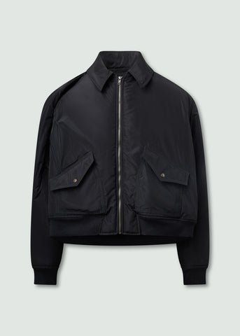 Suspended Bomber Black