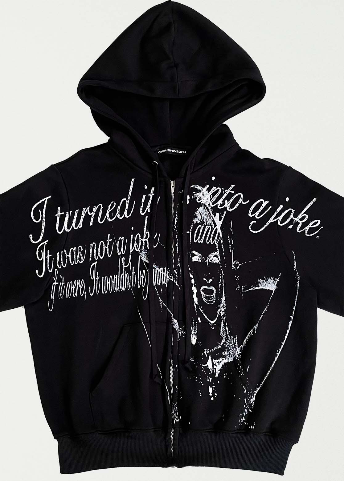 Joke Hoodie Black